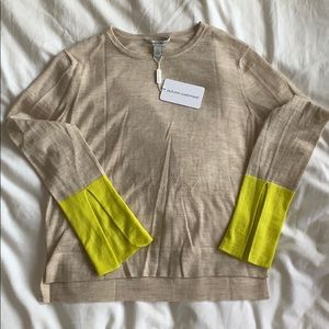 PURE CASHMERE CREW NECK SHIRT